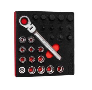 26 Pc 3/8" Low Profile Go-Through Socket Set
