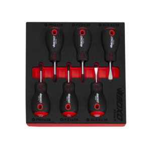 6 Pc Stubby Screwdriver Set