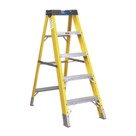 Fibreglass Step Ladder 4-Tread - EN 131