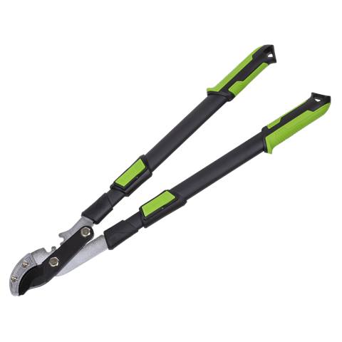 Telescopic Anvil Lopping Shears with Soft Grip Handle, Geared & Carbon Steel Blade