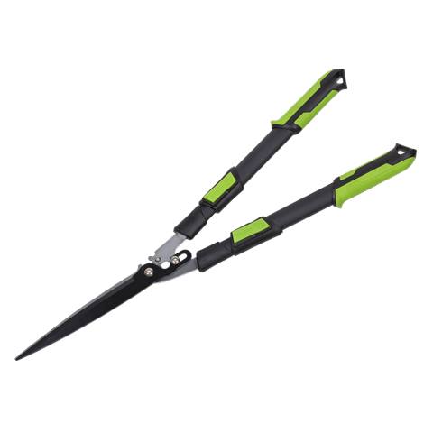 Telescopic Hedge Shears with Soft Grip Handle & Carbon Steel Blade