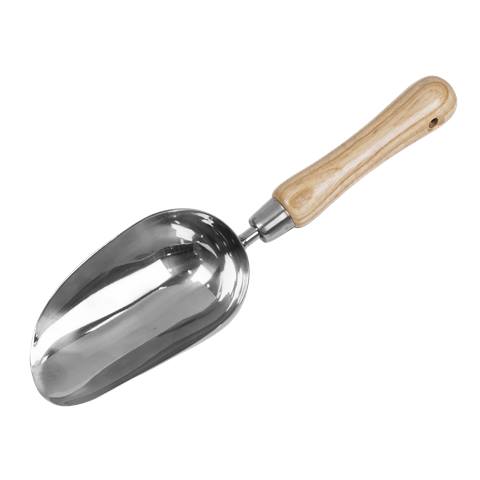 Premier Garden Scoop with Ash Handle & Stainless Steel Head