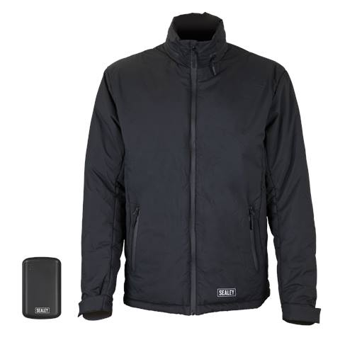 5V Heated Rain Jacket with Power Bank - X-Large