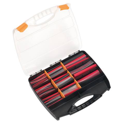 Adhesive Lined Heat Shrink Tubing Assortment 100 & 150mm 261pc - Mixed Colours