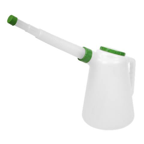 Oil Container with Flexible Spout 5L - Green Lid