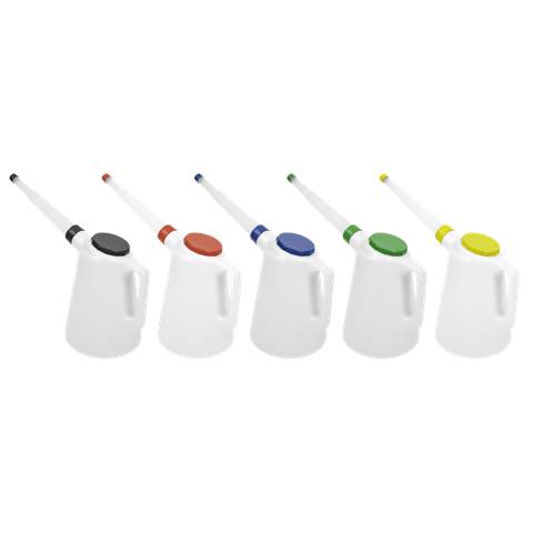 Oil Containers with Lid & Flexible Spout 5L - Set of 5