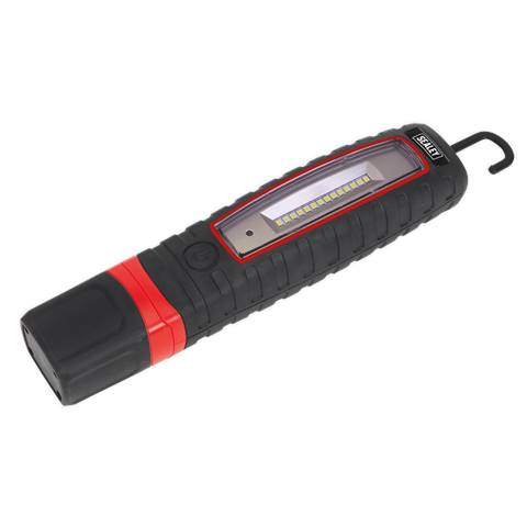 Rechargeable 360° Inspection Light 8W & 3W SMD LED - Black