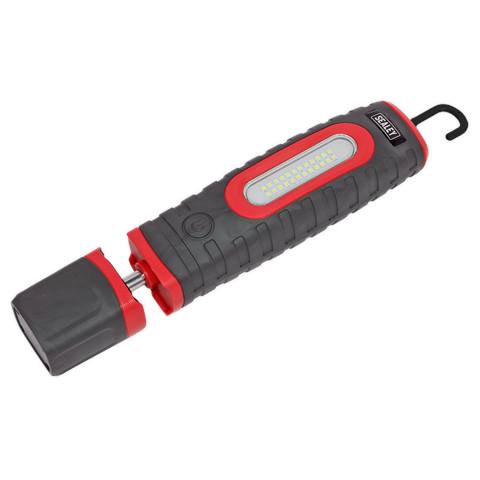 Rechargeable 360° Inspection Light 15W & 3W SMD LED - Red