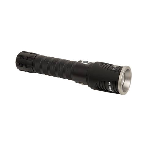 Rechargeable Aluminium Torch with Adjustable Focus 10W SMD LED