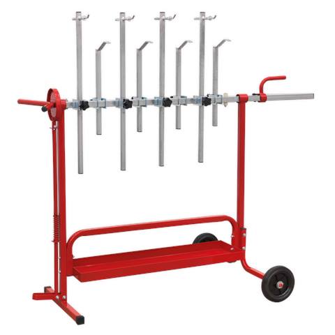 Heavy-Duty Universal Mobile Rotating Panel Stand
