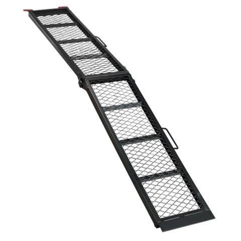 Steel Mesh Folding Loading Ramp 360kg Capacity