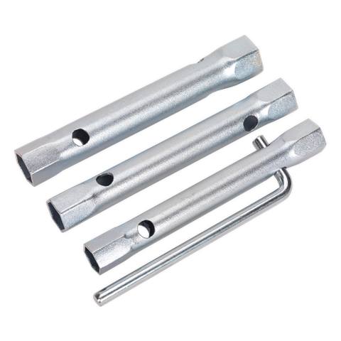 Long Reach Double End Spark Plug Box Spanner Set 3pc