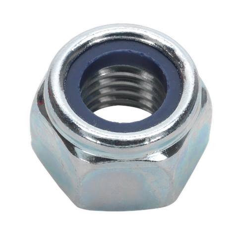 Zinc Plated Nylon Locknut M12, DIN 982 - Pack of 25