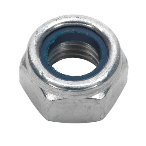 Zinc Plated Nylon Locknut M14, DIN 982 - Pack of 25