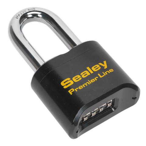 Premier™ Steel Body Combination Padlock Long Shackle 62mm