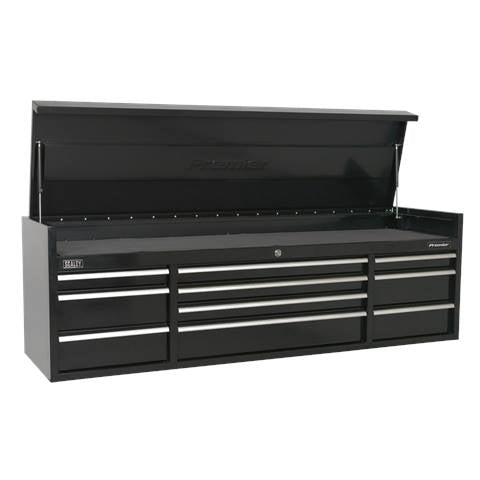 Premier™ Heavy-Duty Extra-Wide Topchest 10 Drawer 1830mm - Black