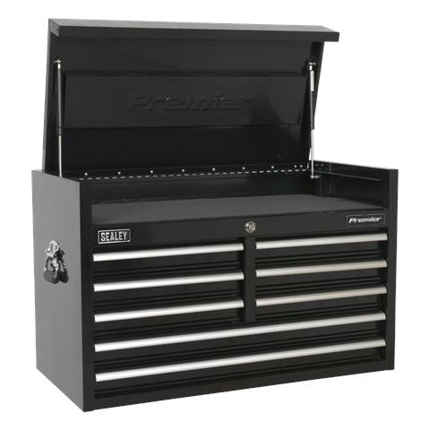 Premier™ Heavy-Duty Topchest 915mm 8 Drawer - Black