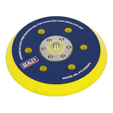 145mm DA Dust-Free Backing Pad for Hook-and-Loop Discs 5/16"UNF