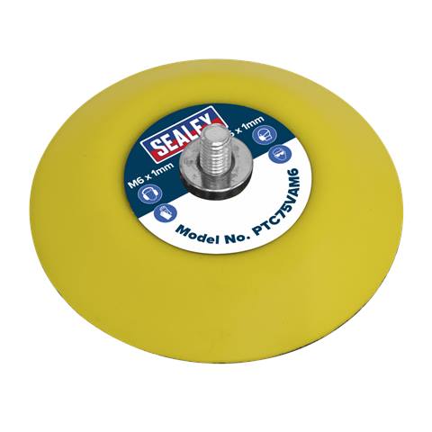 71mm Hook-and-Loop Backing Pad M6 x 1mm