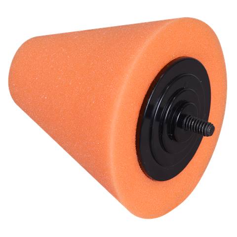 Buffing & Polishing Foam Cone - Orange/Firm