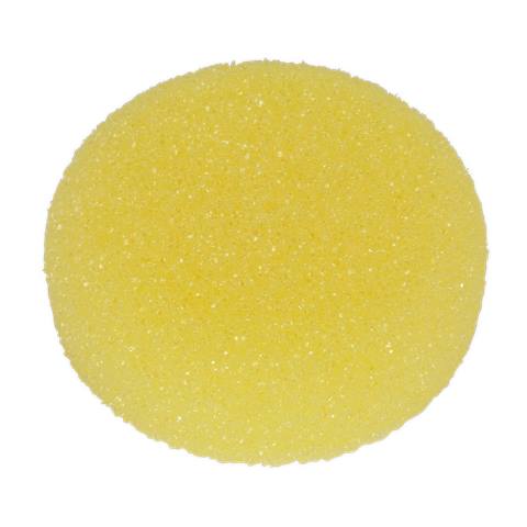 Hook-and-Loop Buffing & Polishing Foam Head 80 x 25mm - Yellow/Coarse