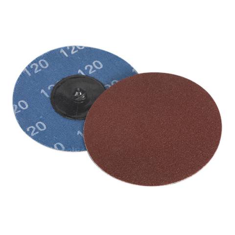 75mm Quick Change Sanding Disc 120Grit - Pack of 10