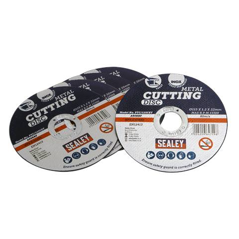 115 x 1.2mm Cutting Disc 22mm Bore - Pack of 5