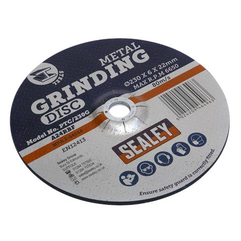 230 x 6mm Grinding Disc 22mm Bore