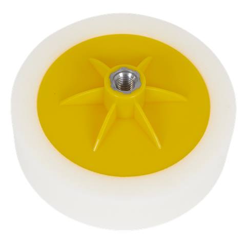 150 x 50mm Buffing & Polishing Foam Head M14 x 2mm - White/Dense