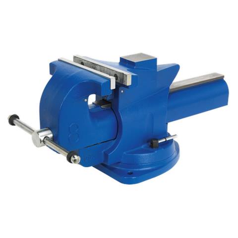 Quick Action Cast Iron Vice with Swivel Base 200mm