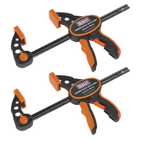 Quick Bar Clamp Set 150mm 2pc