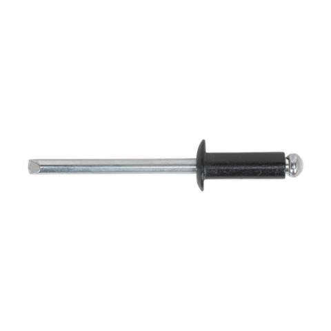 Aluminium Standard Flange Rivet 3.2 x 8mm, Black - Pack of 200