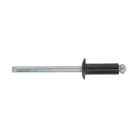 Aluminium Standard Flange Rivet 4.8 x 14mm, Black - Pack of 200