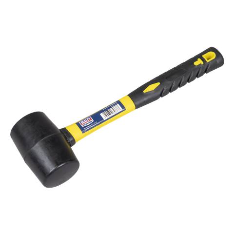 Premier Rubber Mallet with Fibreglass Shaft 1lb