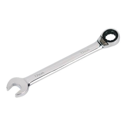 Premier Reversible Combination Ratchet Spanner 17mm