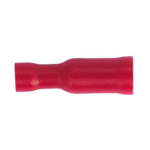 Female Socket Terminal 4mm, Red - Pack of 100