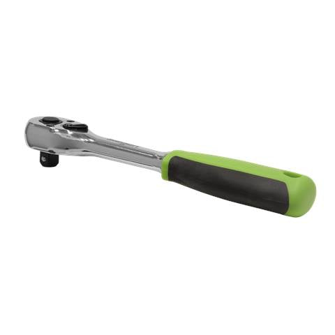 Siegen Pear-Head Ratchet Wrench with Flip Reverse 3/8"Sq Drive