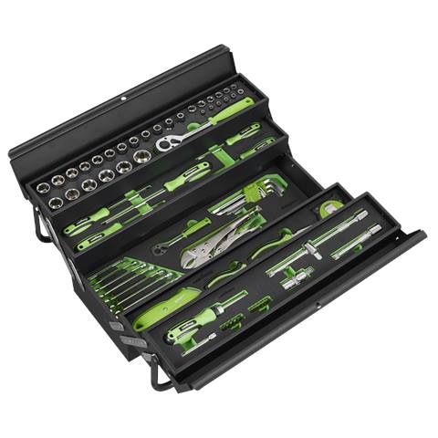 Cantilever Toolbox with 86pc Tool Kit