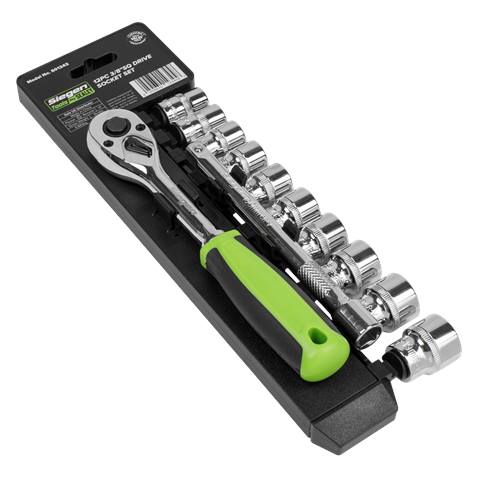 Siegen Socket Set 3/8"Sq Drive 12pc