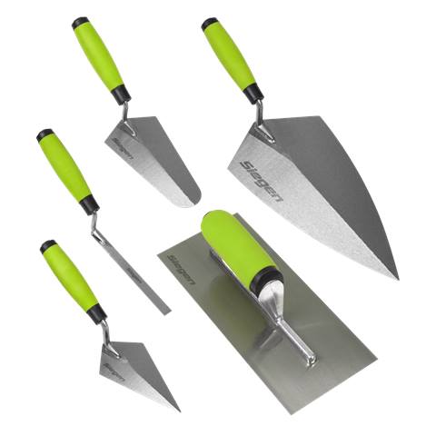 Siegen Trowel Set with Soft Grip Handle 5pc