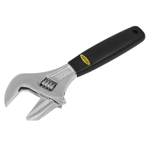 Siegen Adjustable Wrench with Extra-Wide Jaw Capacity 200mm