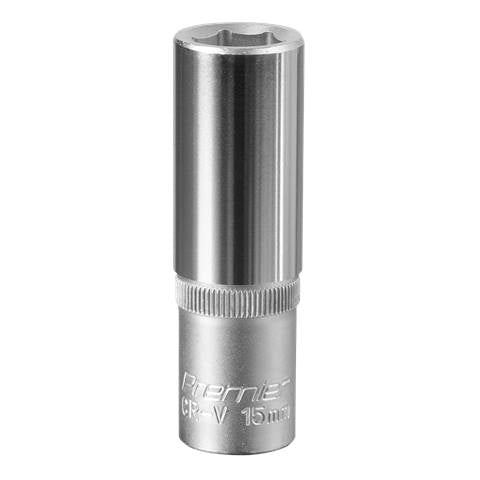 Premier Deep Socket 1/2"Sq Drive 15mm