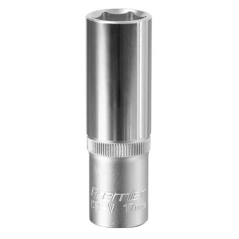 Premier Deep Socket 1/2"Sq Drive 17mm