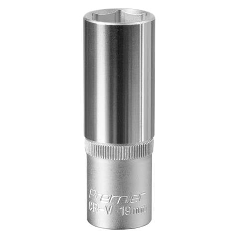 Premier Deep Socket 1/2"Sq Drive 19mm