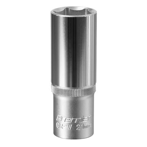Premier Deep Socket 1/2"Sq Drive 21mm