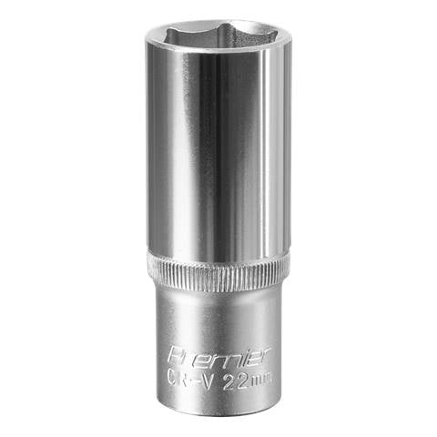 Premier Deep Socket 1/2"Sq Drive 22mm