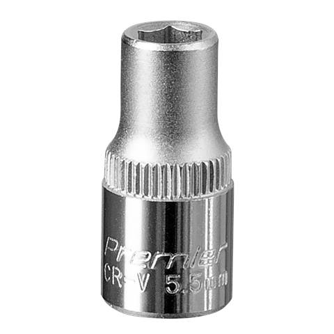 Premier Socket 1/4"Sq Drive 5.5mm