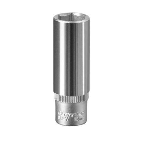 Premier Deep Socket 1/4"Sq Drive 12mm