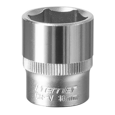 Premier Socket 3/8"Sq Drive 18mm