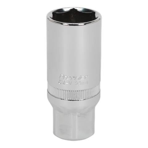 Premier Spark Plug Socket 3/8"Sq Drive 21mm
